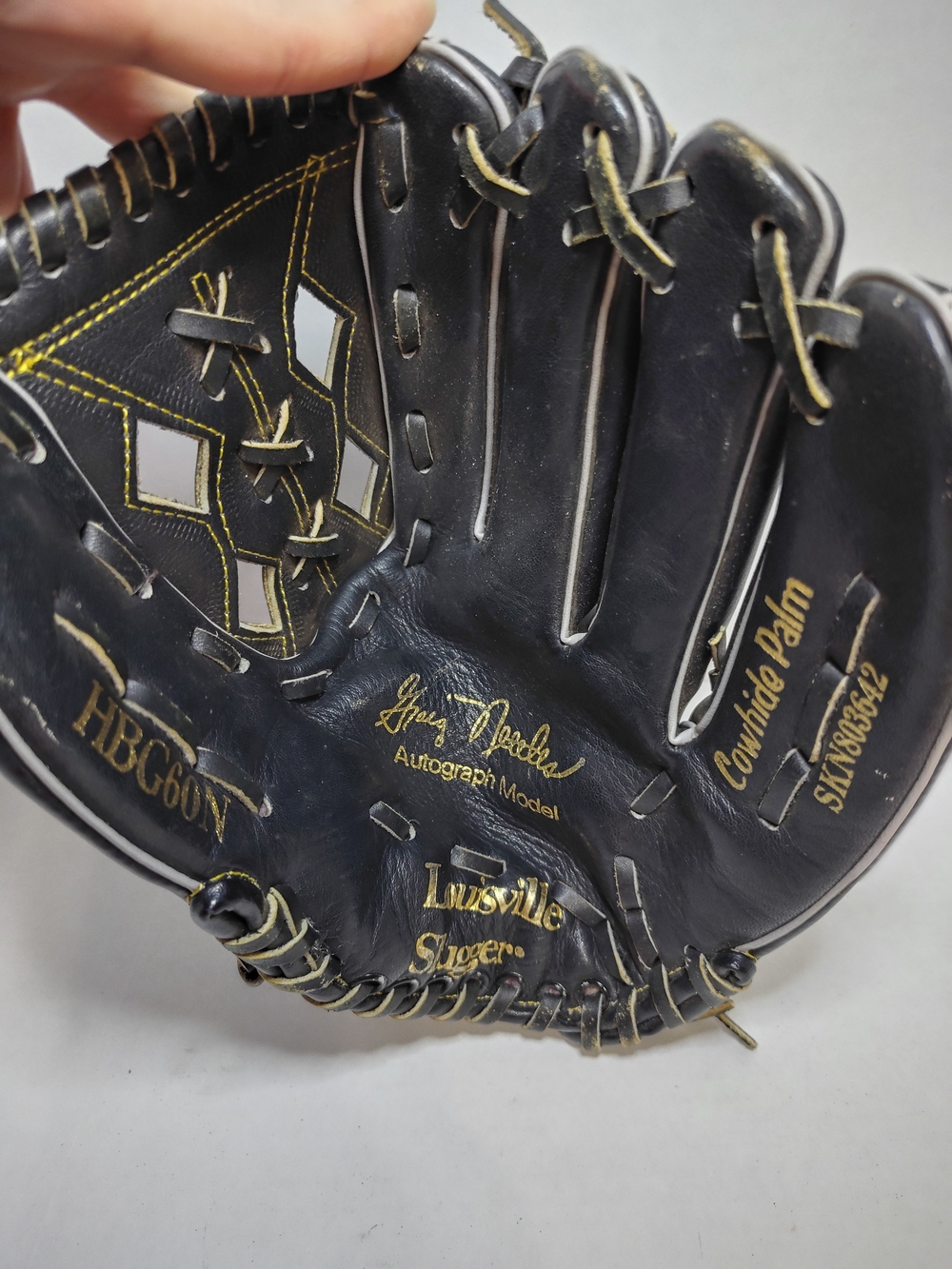Louisville Slugger Graig Nettles HBC60N Ladder Web Baseball Black Leather Glove